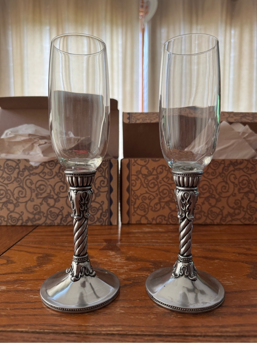 Brighton Celebration Champagne Flutes (Set of 2) New in Box